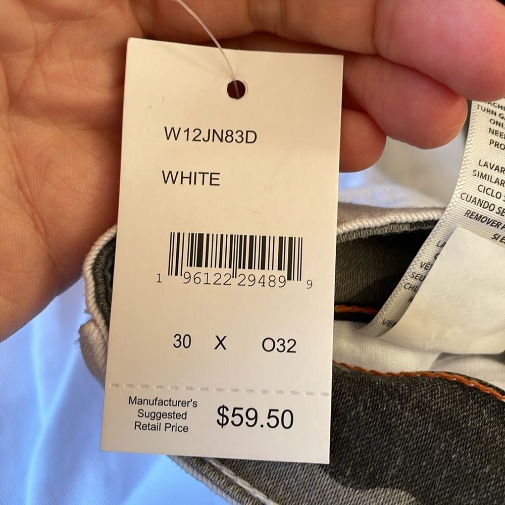 Weatherproof vintage slim Mens white skinny jeans size 30Wx32Lnew with tags. - Picture 11 of 11